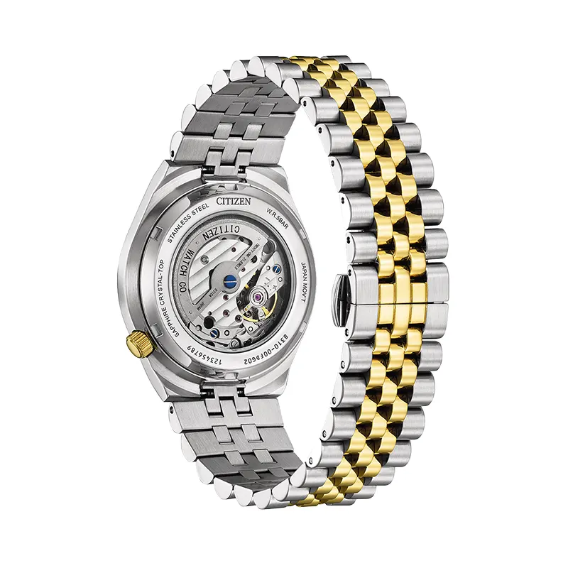 Citizen Tsuyosa Powermatic 60 Green Dial Two-tone Men’s Watch- NK0024-54X